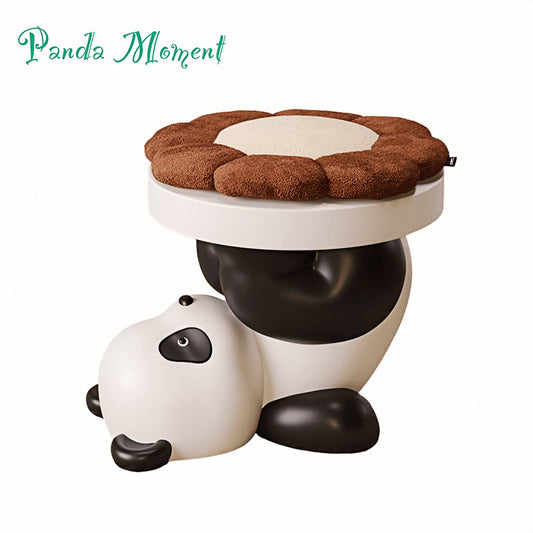 Taburete multiusos con temática de panda: lindo, funcional y lleno de encanto 🐼💖