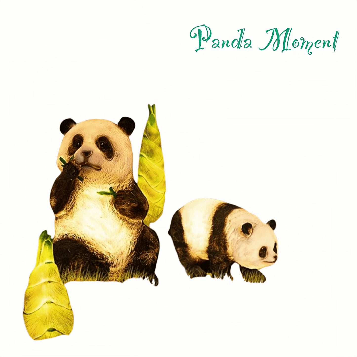 Escultura de panda personalizable: un toque único para tu espacio 🐼🎨