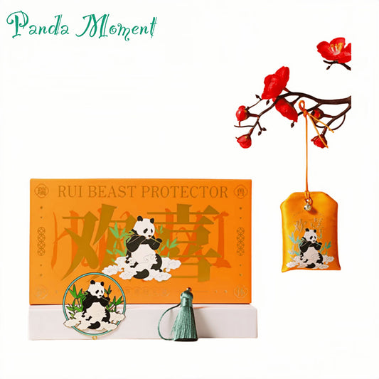Set de bolsitas de fragancia Panda con bordado artesanal: una combinación perfecta de aromas naturales y arte 🌿🐼