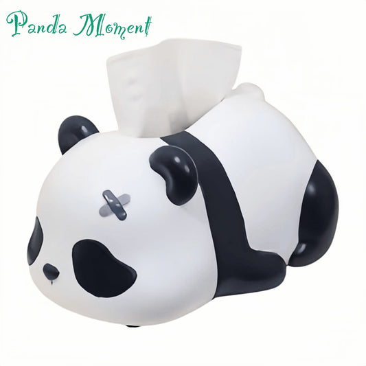 Adorable Panda Tissue Holder – Eco-Friendly Resin Design for Tissue Storage