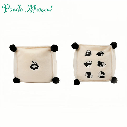 Almohada de juego de dados de panda: adorable y acogedora diversión para juegos y relajación en familia
