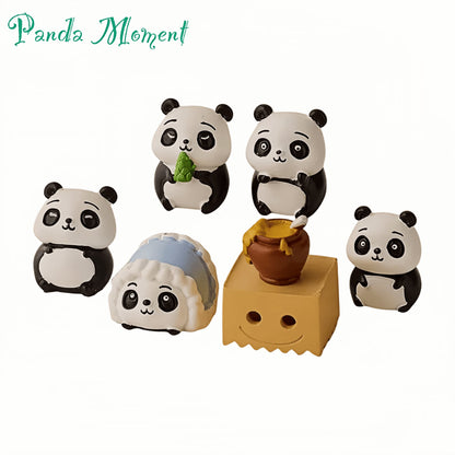 Adorno de resina con temática de panda: una decoración encantadora para cualquier espacio