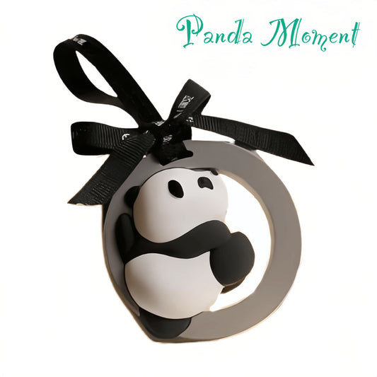 🌿 Bamboo Forest Panda Scented Plaster – Natural Aroma Hanging Decor with Refill