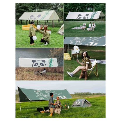 Tienda de campaña Panda: un refugio espacioso y elegante para 6-10 personas 🐼⛺️🌞