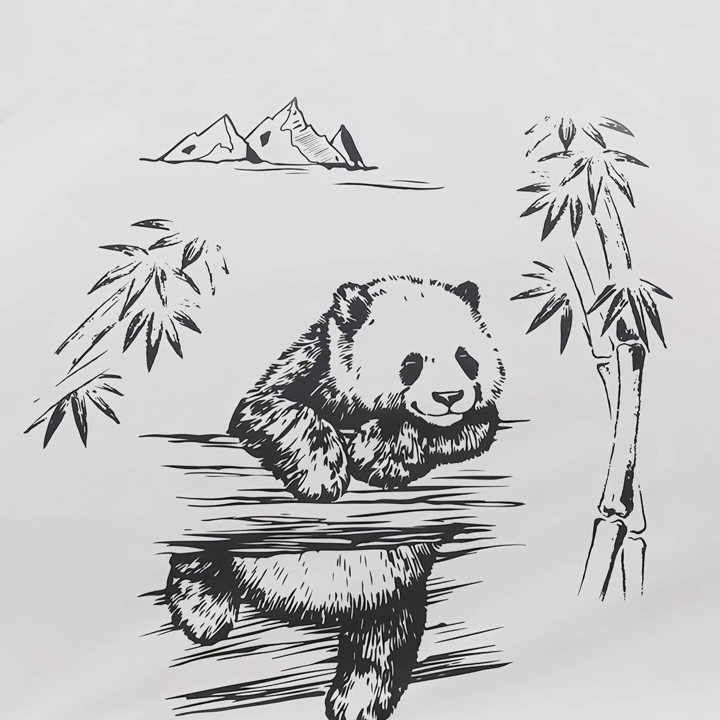 Tienda de campaña desplegable Ink Panda: ¡tu sitio de camping espectacular!