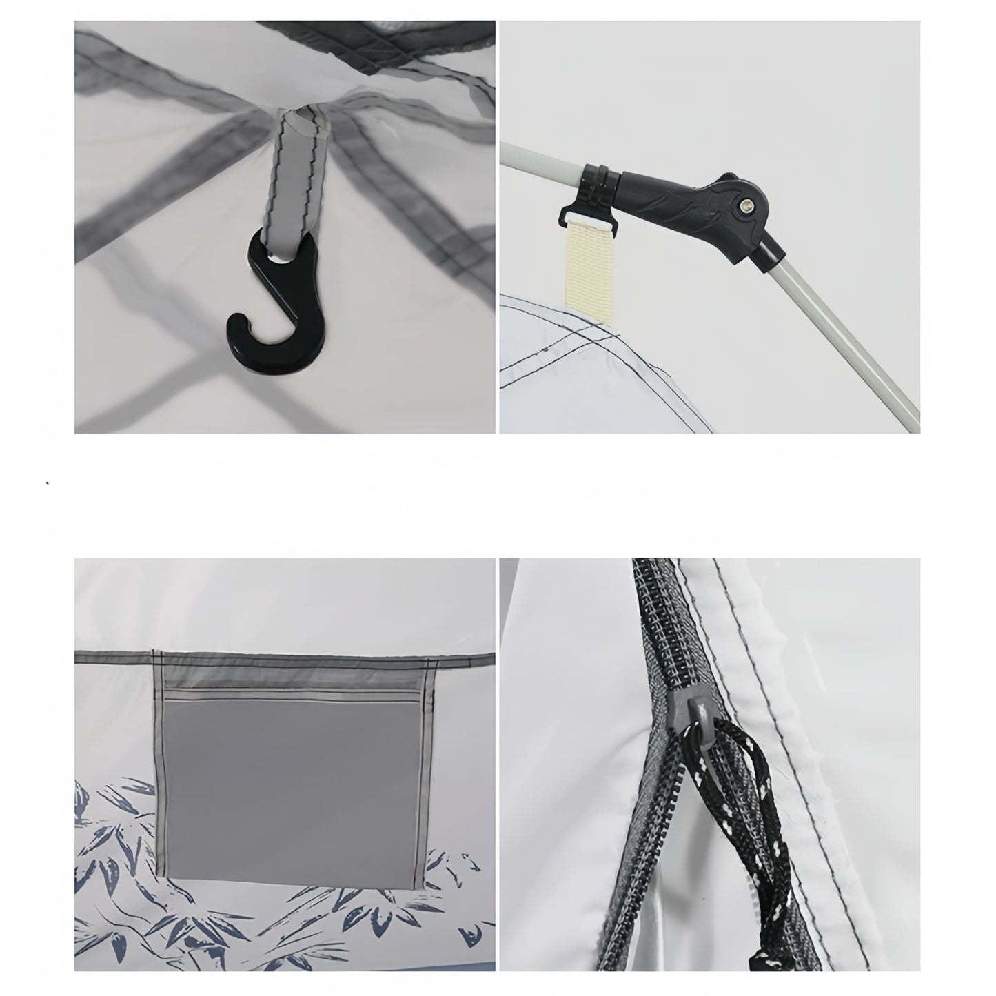 Tienda de campaña desplegable Ink Panda: ¡tu sitio de camping espectacular!