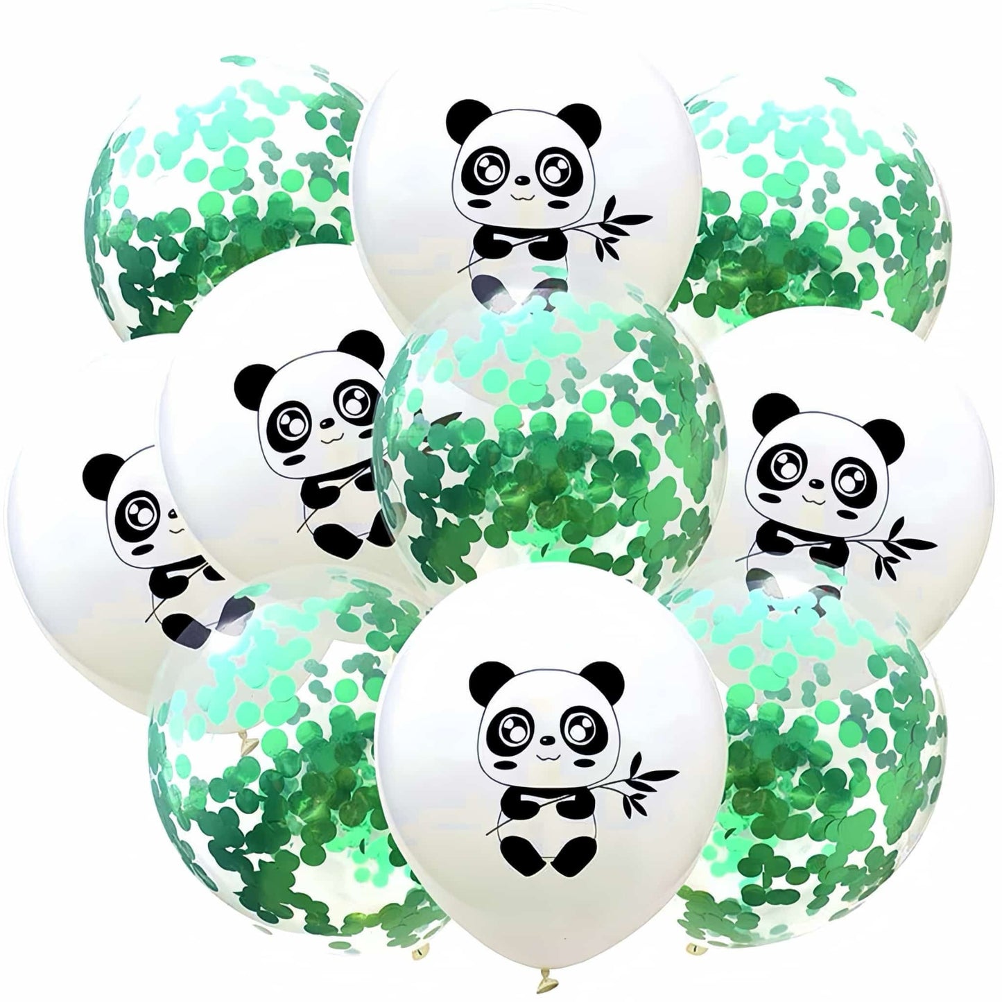 Set de globos con forma de panda: ¡Añade un toque de ternura a tu fiesta! 🎉🐼