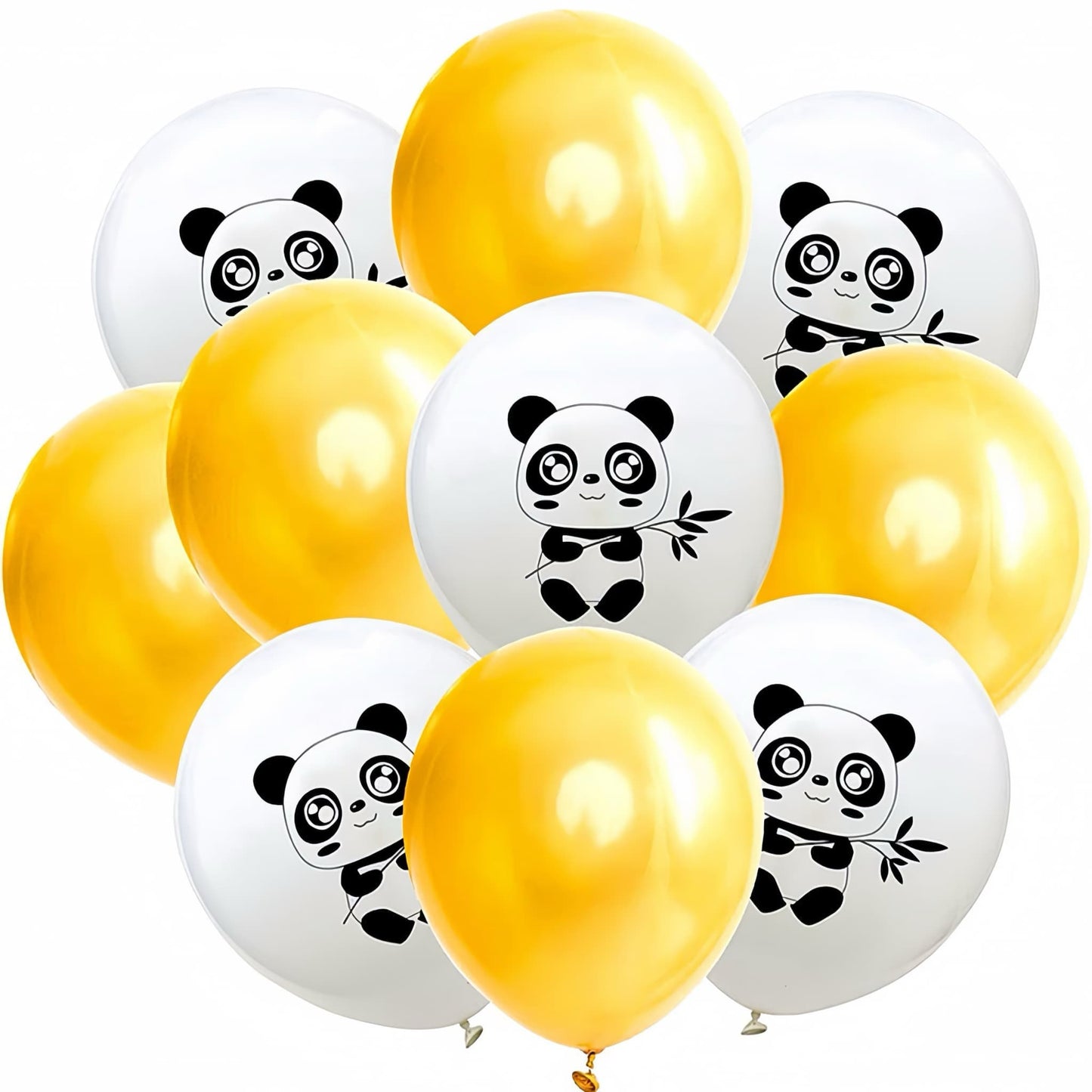 Set de globos con forma de panda: ¡Añade un toque de ternura a tu fiesta! 🎉🐼