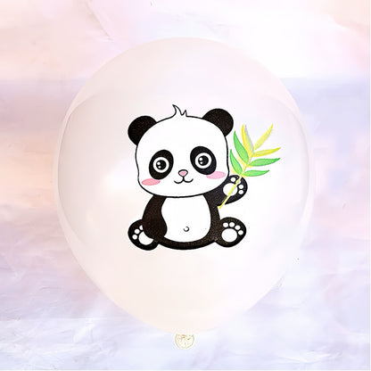 Set de globos con forma de panda: ¡Añade un toque de ternura a tu fiesta! 🎉🐼