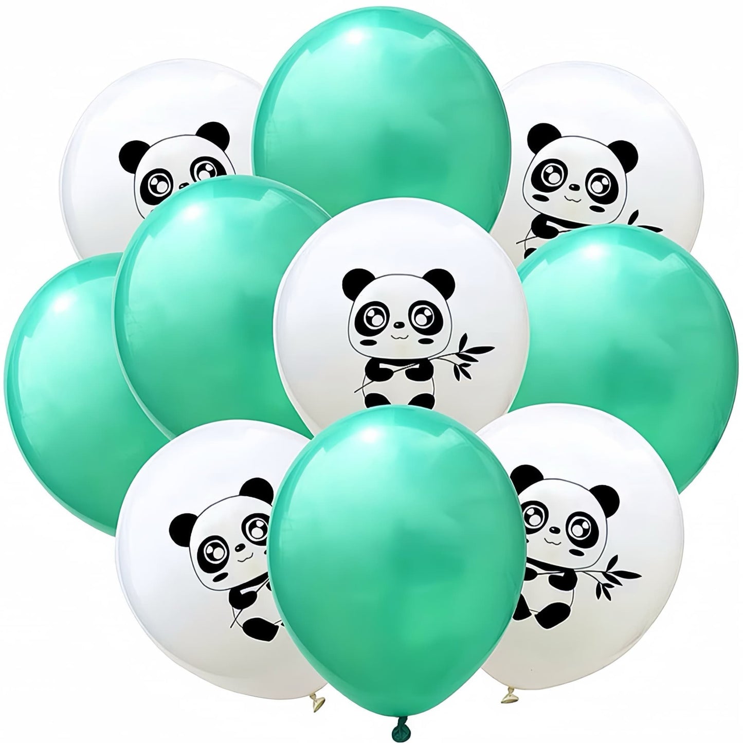 Set de globos con forma de panda: ¡Añade un toque de ternura a tu fiesta! 🎉🐼