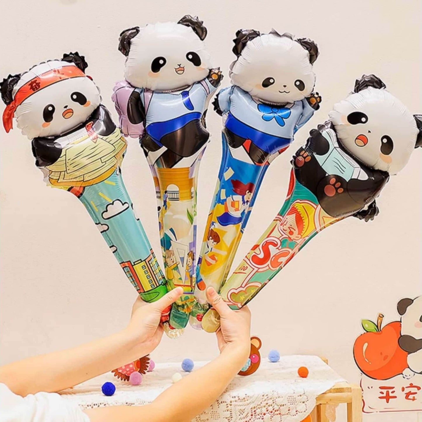 Globos con forma de panda: ¡Añade un toque de ternura a tu fiesta! 🎉🐼