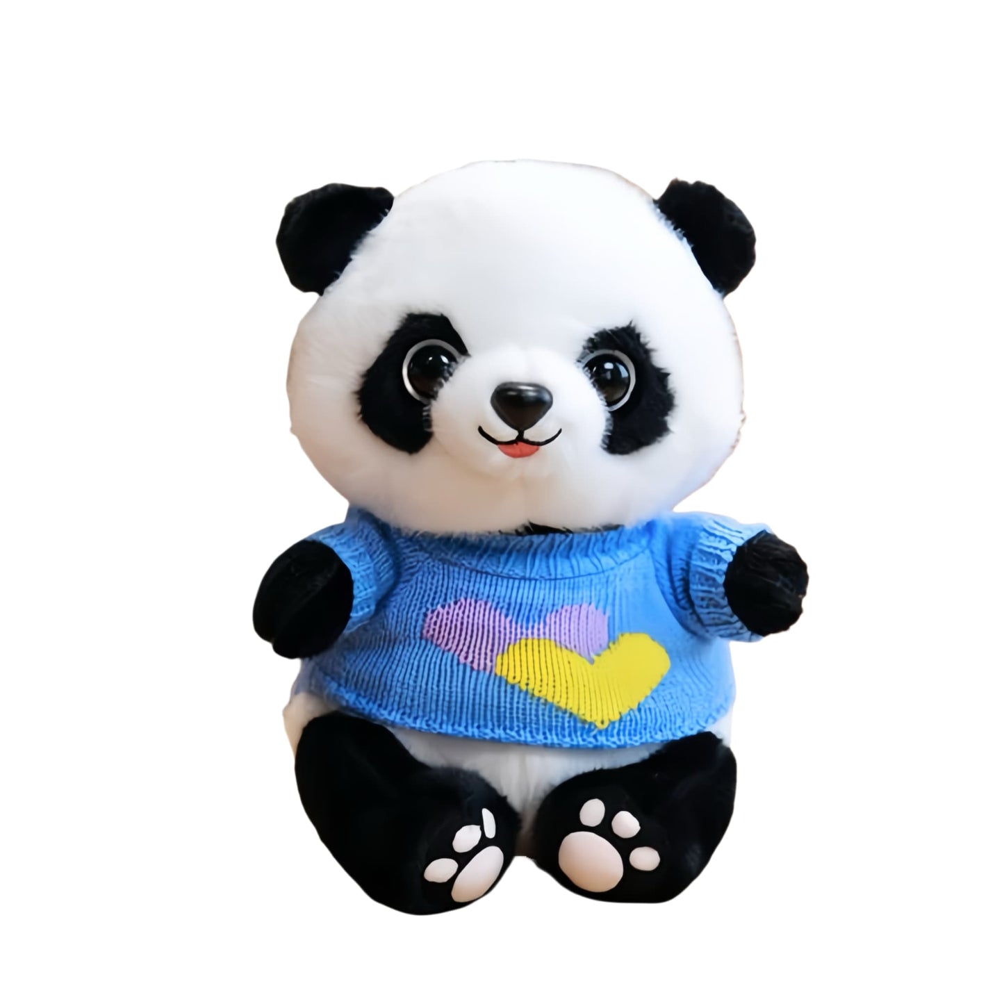 Lindo mini panda de juguete: suave, abrazable y perfecto para todas las edades.
