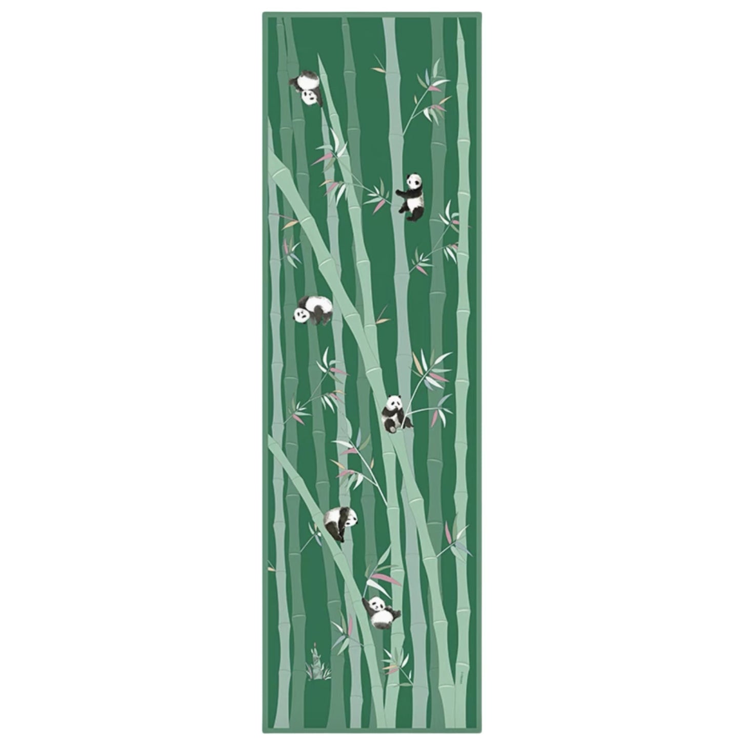 Panda Silk Scarf – A Playful Embrace of Elegance 🐼💖