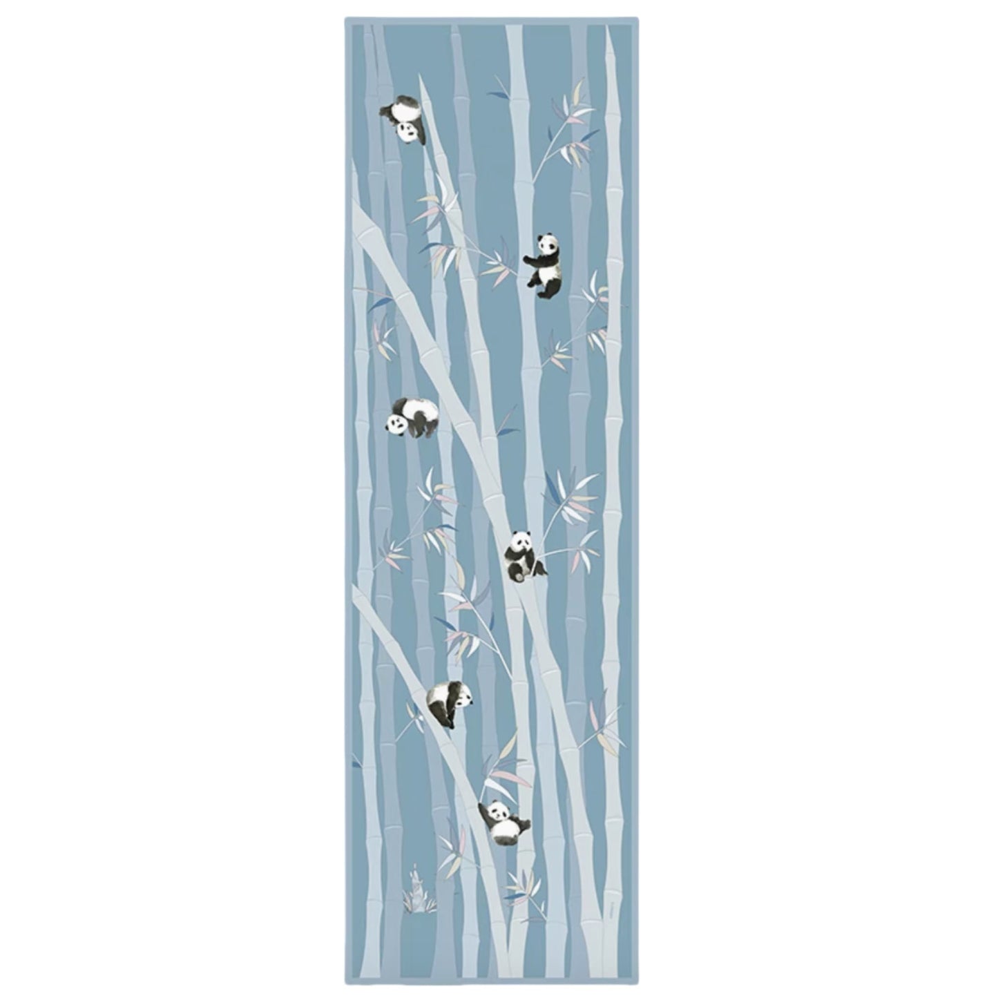 Panda Silk Scarf – A Playful Embrace of Elegance 🐼💖