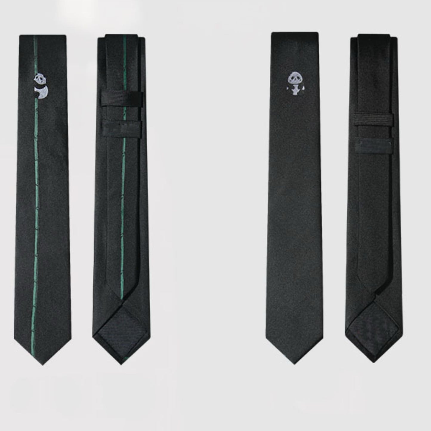 Corbata de seda Panda: un equilibrio perfecto entre elegancia y personalidad 🐼🎩