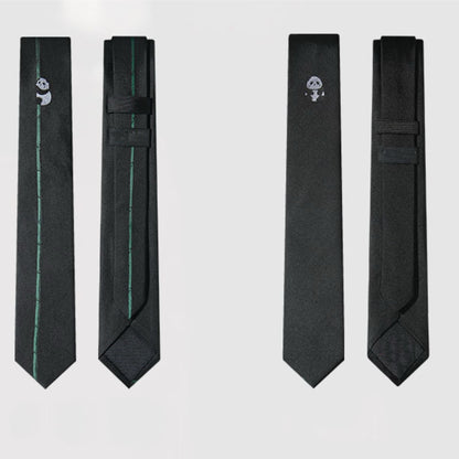 Corbata de seda Panda: un equilibrio perfecto entre elegancia y personalidad 🐼🎩