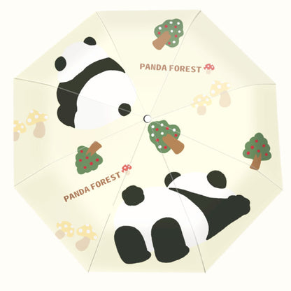 🌞 Panda Sun Shield – Portable UPF50+ UV Protection Umbrella with Panda Face & Windproof Design