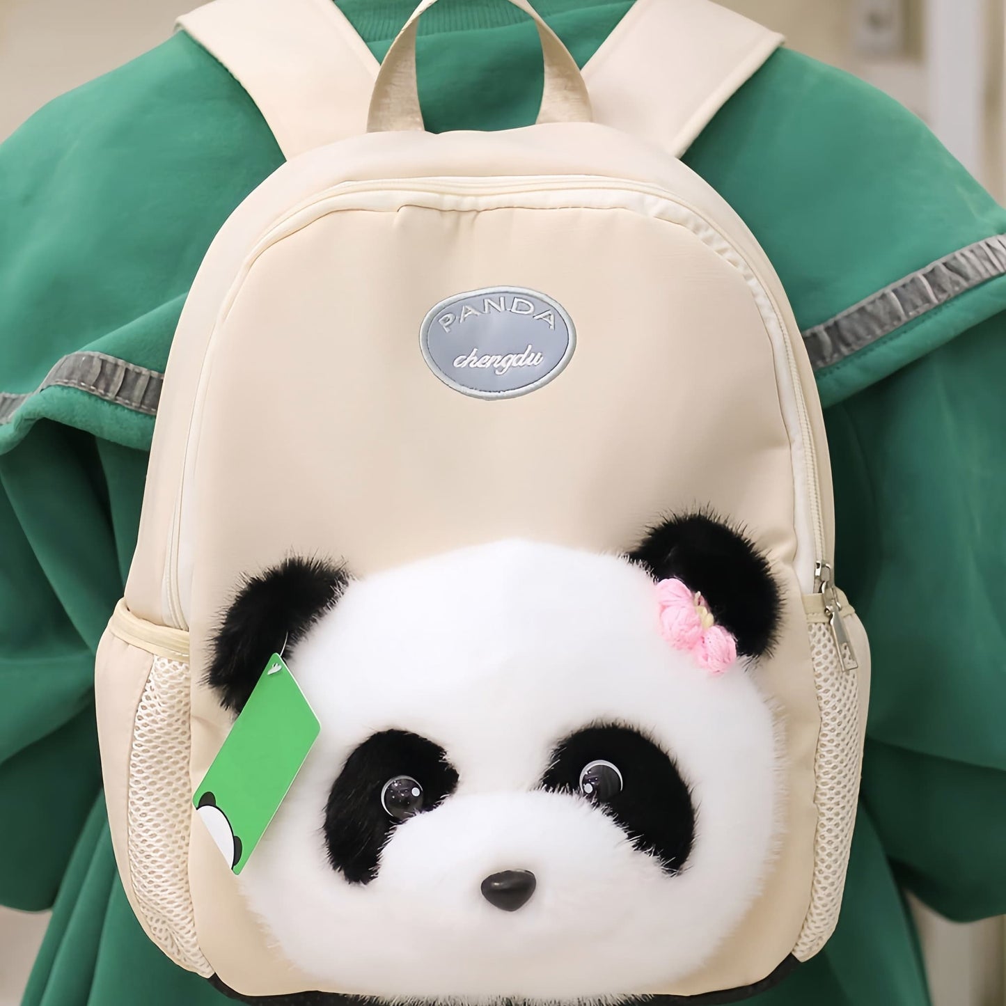 He Hua Panda School Backpack – Fun, Comfortable, and Spacious for Kids