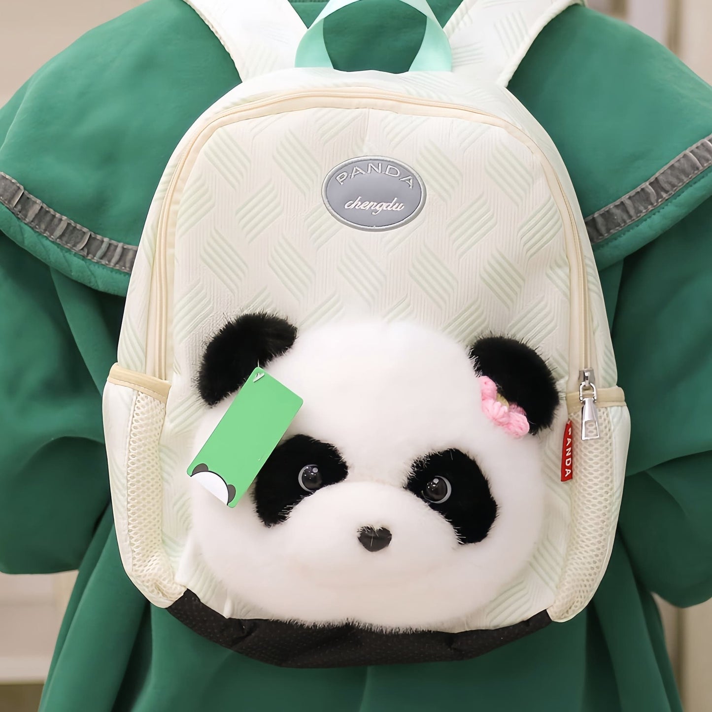 He Hua Panda School Backpack – Fun, Comfortable, and Spacious for Kids