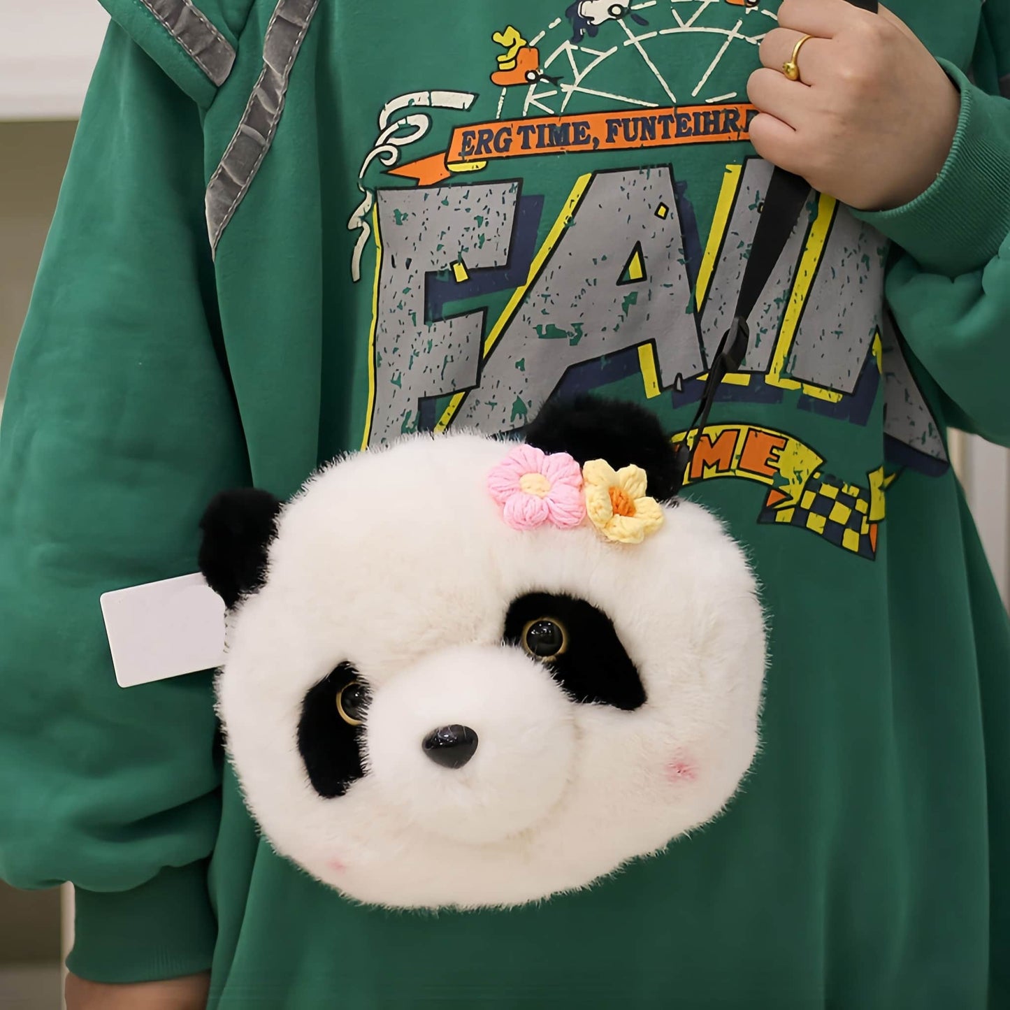 Panda Plush Backpack – Cute Stuffed Toy Bag Inspired by Hua Hua the Panda