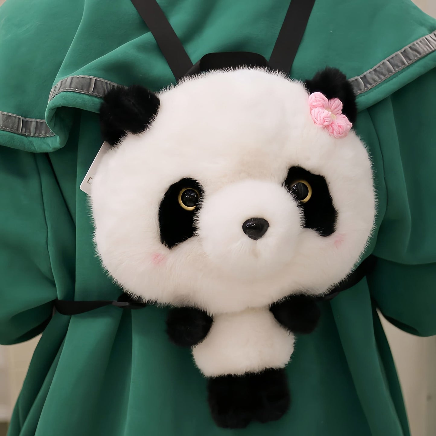 Panda Plush Backpack – Cute Stuffed Toy Bag Inspired by Hua Hua the Panda