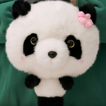 Panda Plush Backpack – Cute Stuffed Toy Bag Inspired by Hua Hua the Panda