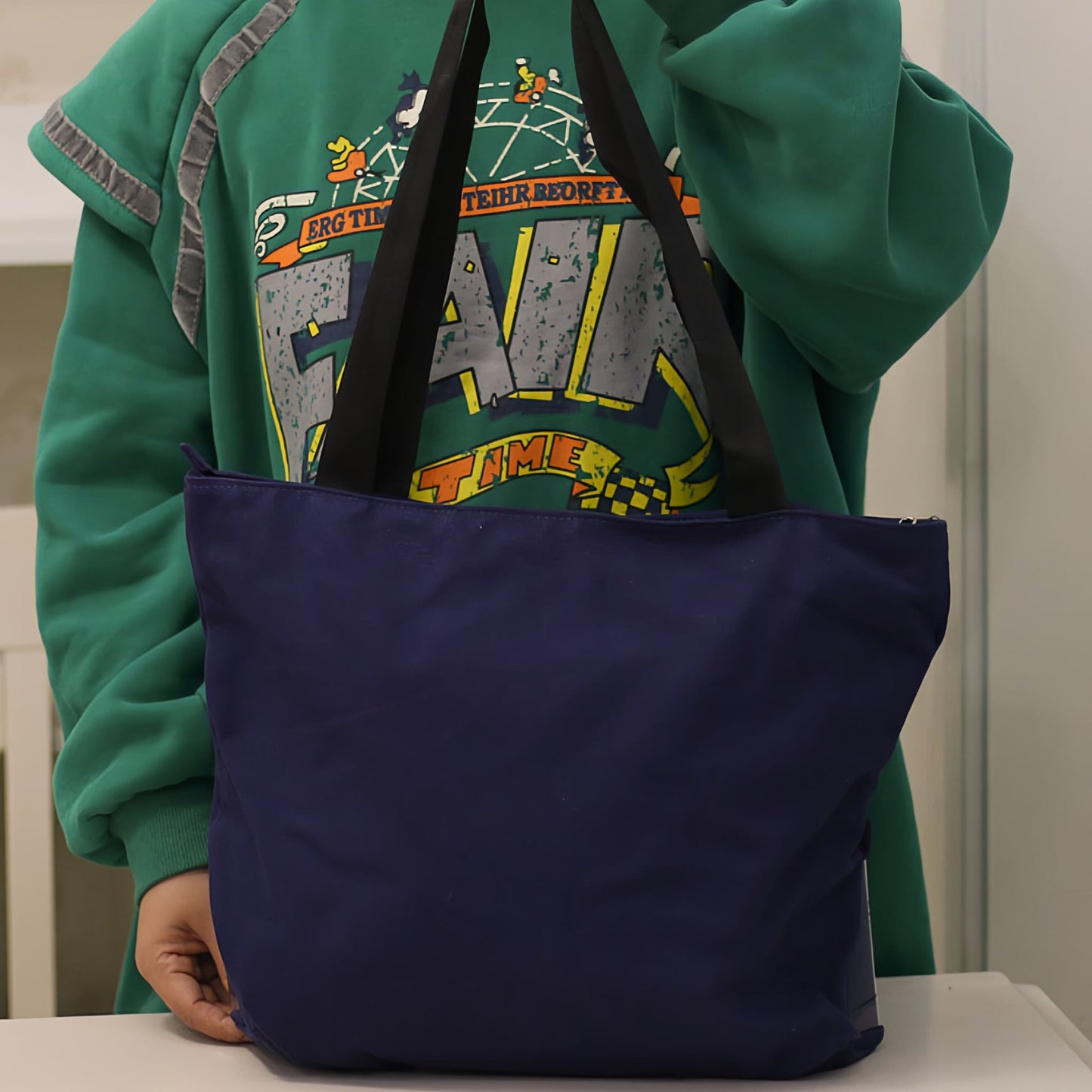 Panda Lovers’ Canvas Tote – Fun & Functional Bag for Women & Teens