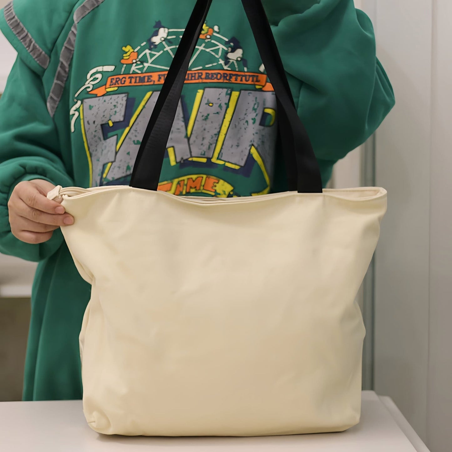 Panda Lovers’ Canvas Tote – Fun & Functional Bag for Women & Teens