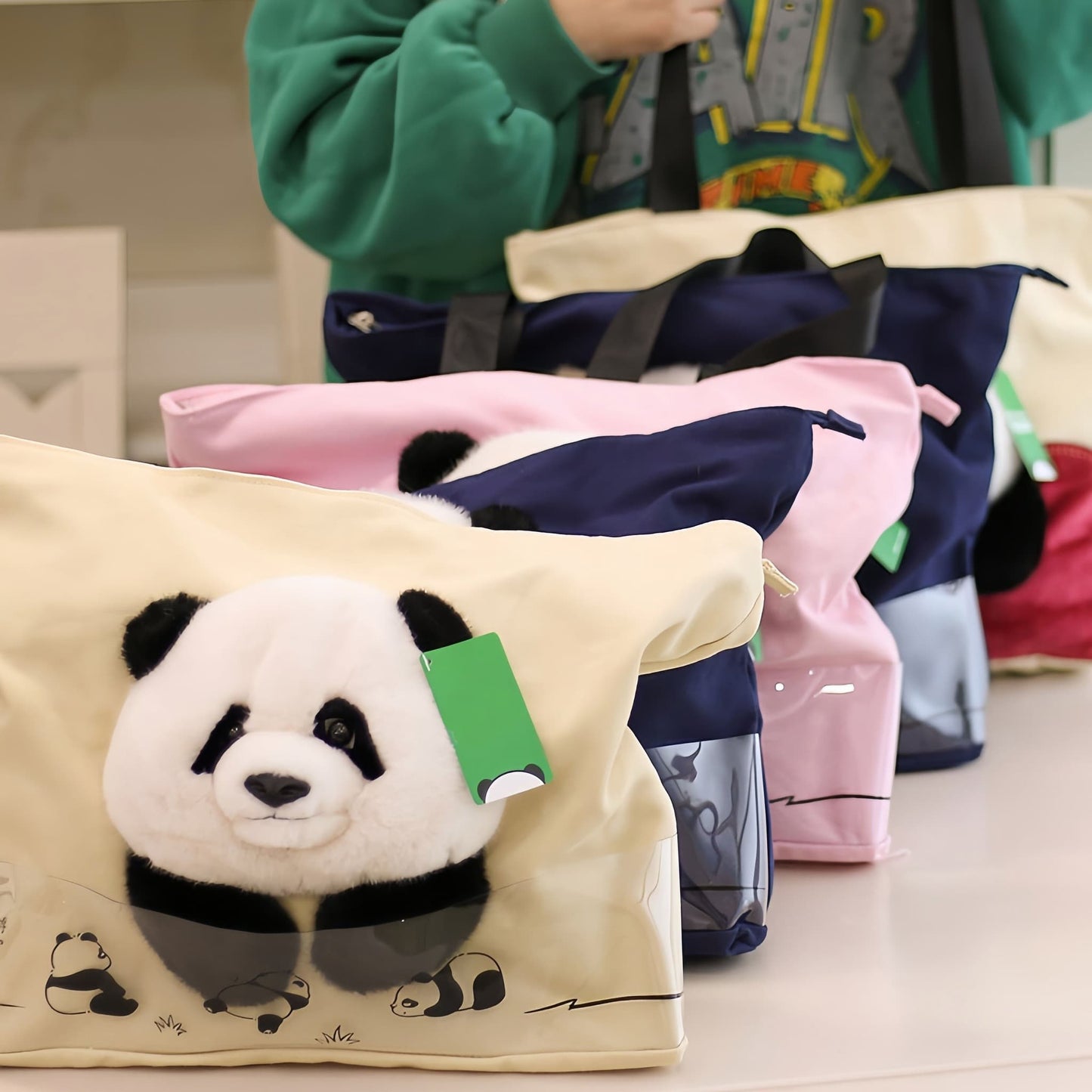 Panda Lovers’ Canvas Tote – Fun & Functional Bag for Women & Teens