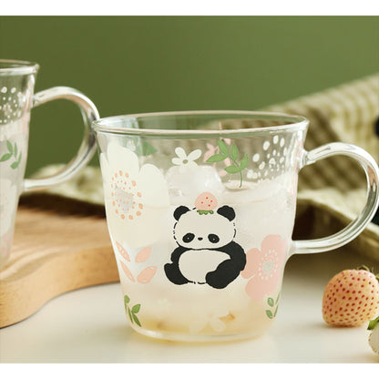 パンダのガラスカップ – 水分補給に最高にかわいい方法🐼💧