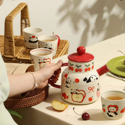 パンダの陶器マグカップ – 飲み物を抱きしめる最高の贈り物🐼☕