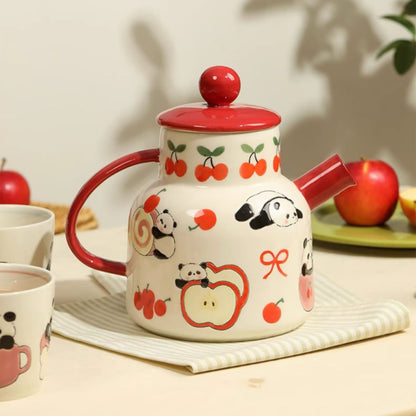 パンダの陶器マグカップ – 飲み物を抱きしめる最高の贈り物🐼☕