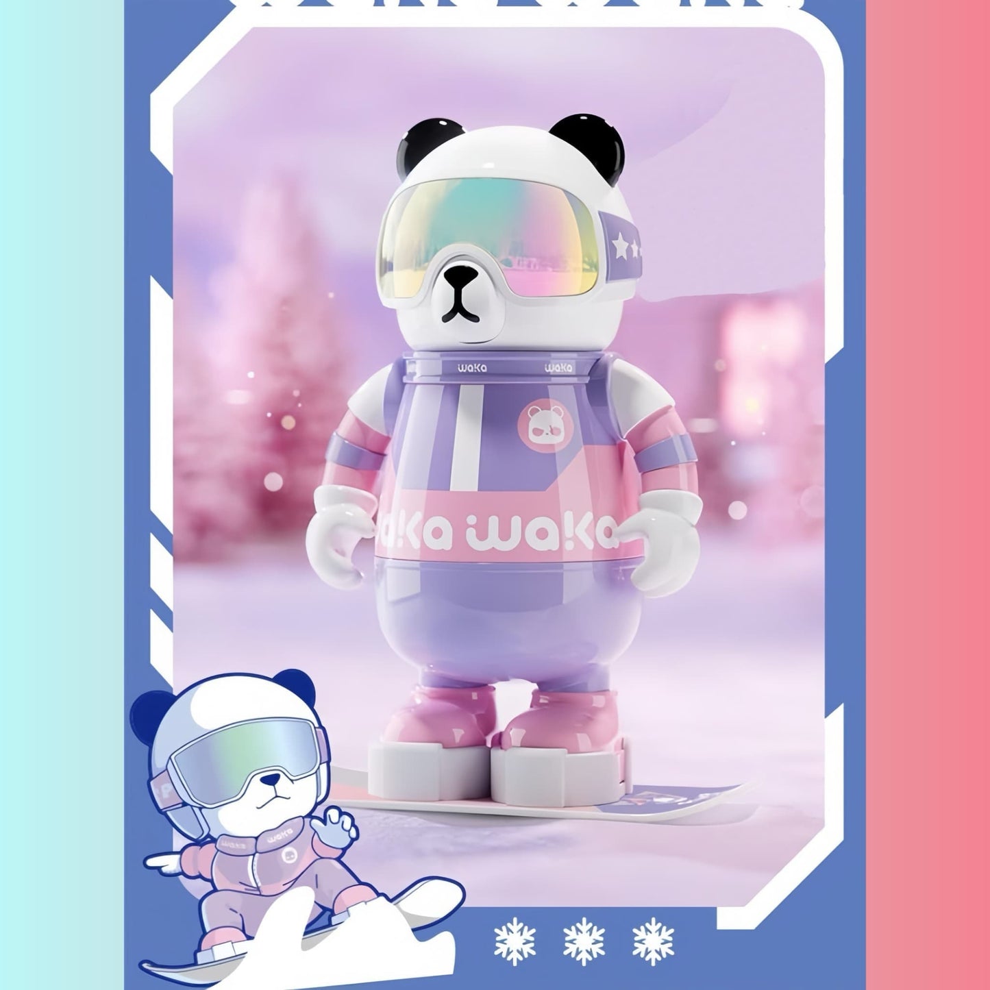 パンダ プレイメイト タンブラー – ストロー、ハンドル、スマホスタンド付きのかわいいクマのマグカップ | 子供と大人のための楽しい断熱カップ