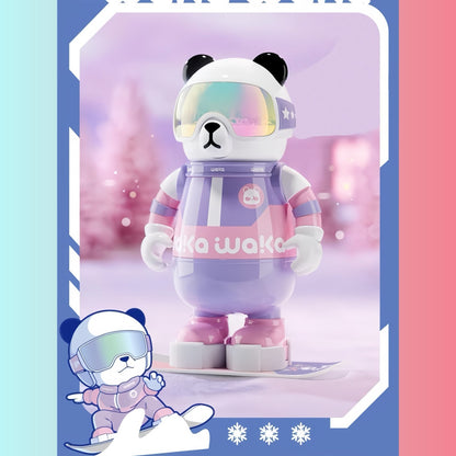 パンダ プレイメイト タンブラー – ストロー、ハンドル、スマホスタンド付きのかわいいクマのマグカップ | 子供と大人のための楽しい断熱カップ