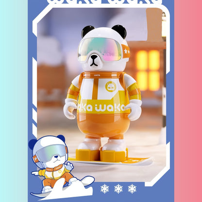 パンダ プレイメイト タンブラー – ストロー、ハンドル、スマホスタンド付きのかわいいクマのマグカップ | 子供と大人のための楽しい断熱カップ