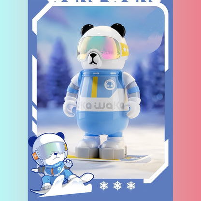 パンダ プレイメイト タンブラー – ストロー、ハンドル、スマホスタンド付きのかわいいクマのマグカップ | 子供と大人のための楽しい断熱カップ