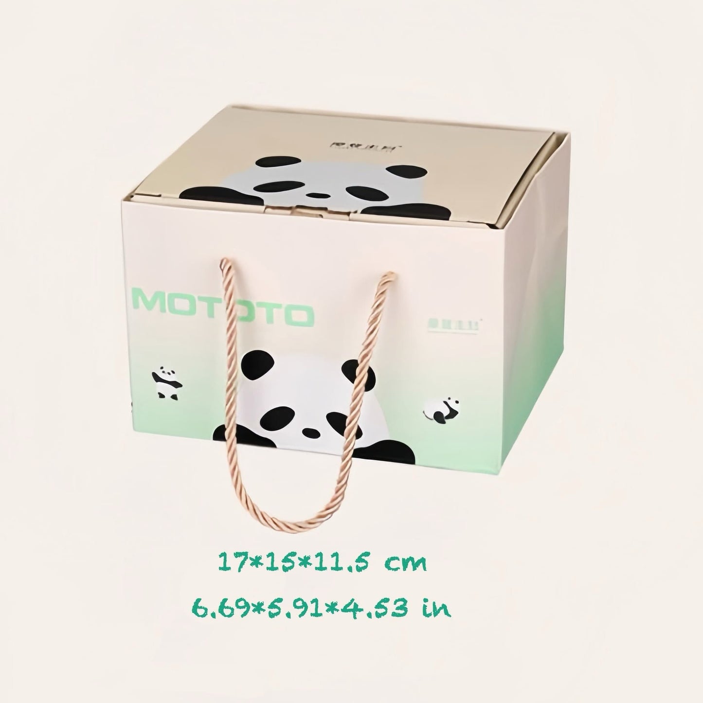 🐼 パンダセラミックマグカップ – スタイリッシュな高温焼成カップ、蓋と木製ハンドル付き、紅茶、コーヒー、ワインに最適