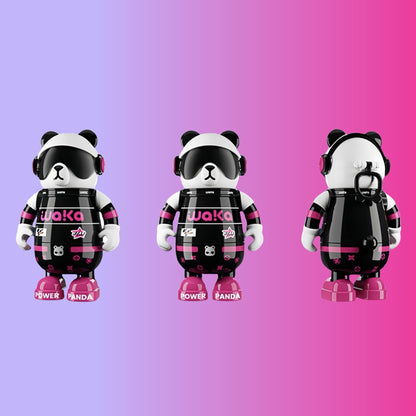 🎒 パンダアクションカップ – 愛らしくて機能的なドリンクウェア + ストラップ付き携帯電話スタンド