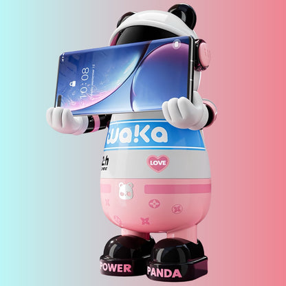 🎒 パンダアクションカップ – 愛らしくて機能的なドリンクウェア + ストラップ付き携帯電話スタンド