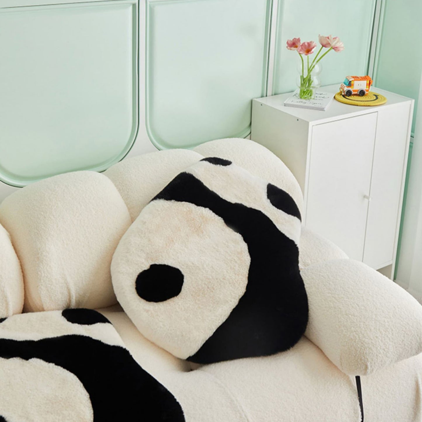Cojín de Panda Enojado: una almohada de peluche irresistiblemente linda y suave 🐼💥