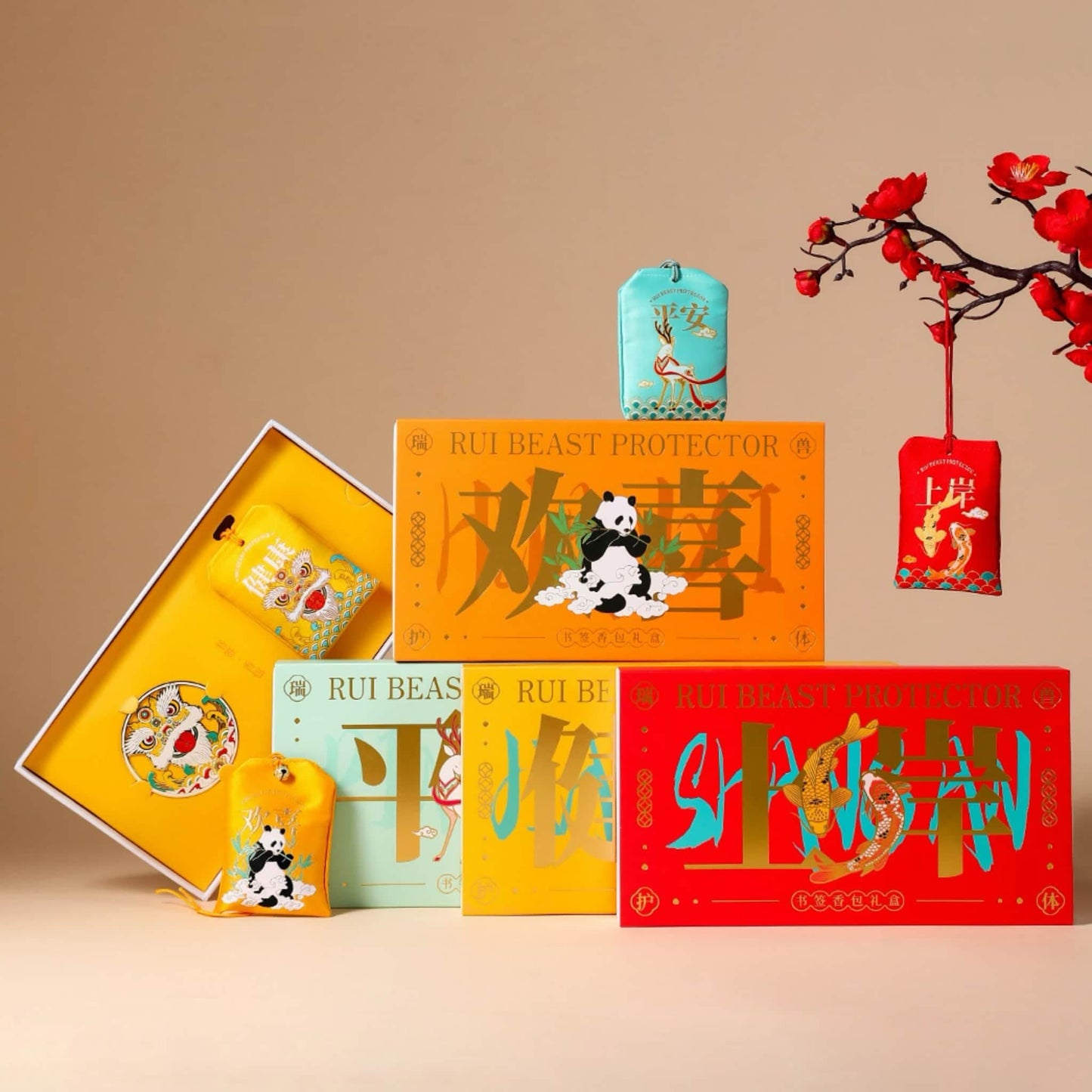 Set de bolsitas de fragancia Panda con bordado artesanal: una combinación perfecta de aromas naturales y arte 🌿🐼