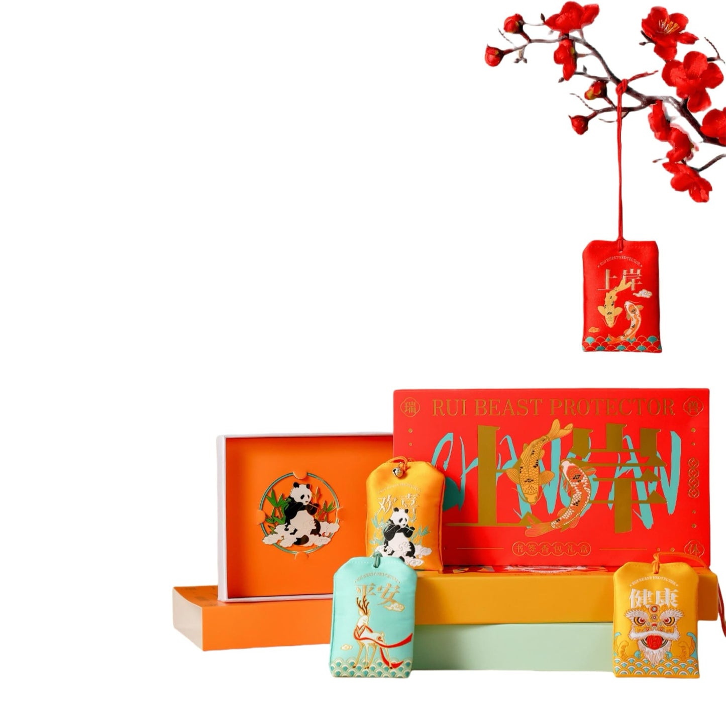 Set de bolsitas de fragancia Panda con bordado artesanal: una combinación perfecta de aromas naturales y arte 🌿🐼