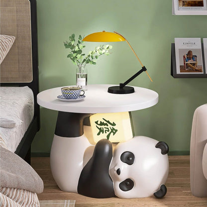 Mesa de almacenaje multifuncional con temática de panda: bonita, práctica y divertida 🐼💖