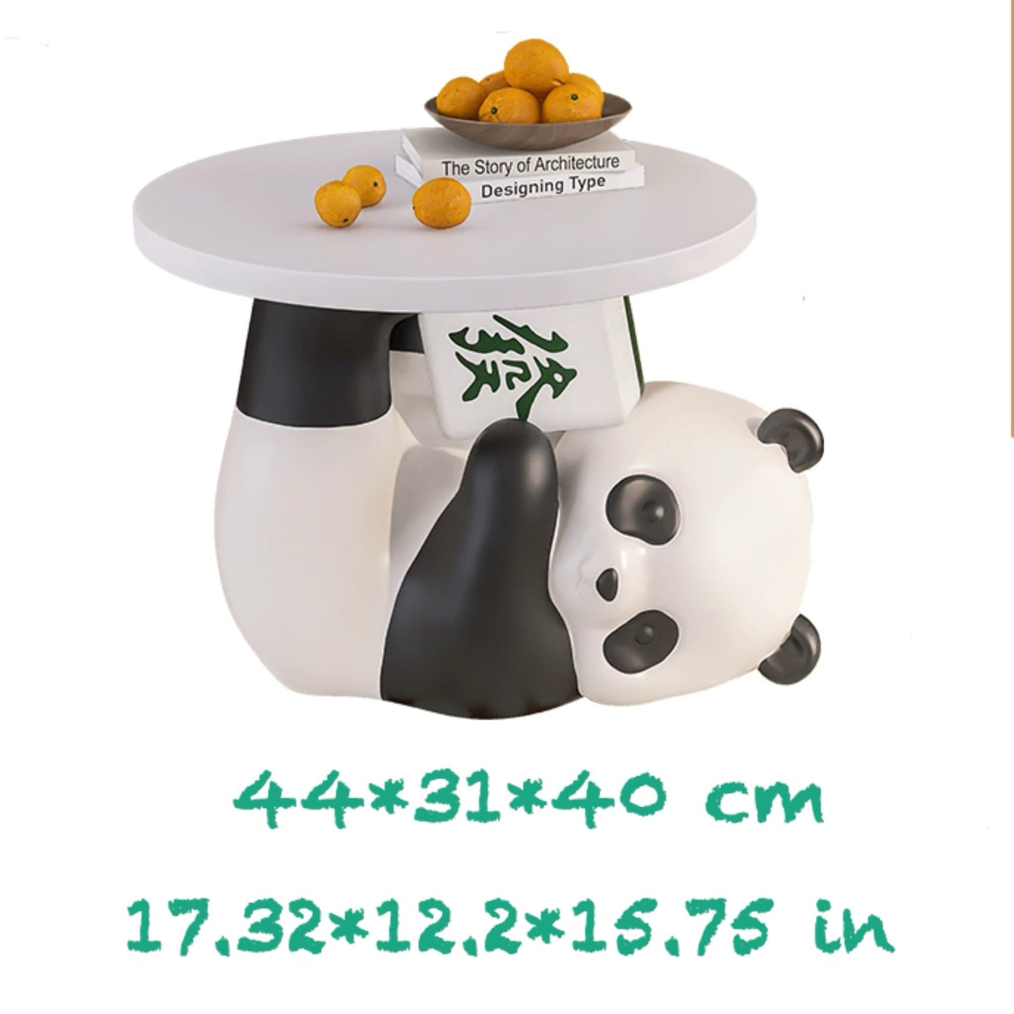 Mesa de almacenaje multifuncional con temática de panda: bonita, práctica y divertida 🐼💖