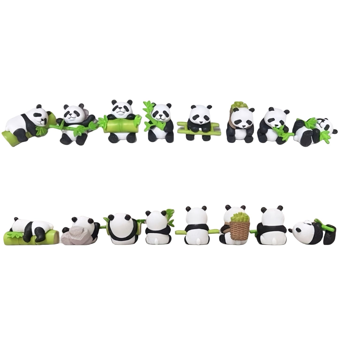 Joyful Panda Ornament – Cute Animal Figurine for Room or Office