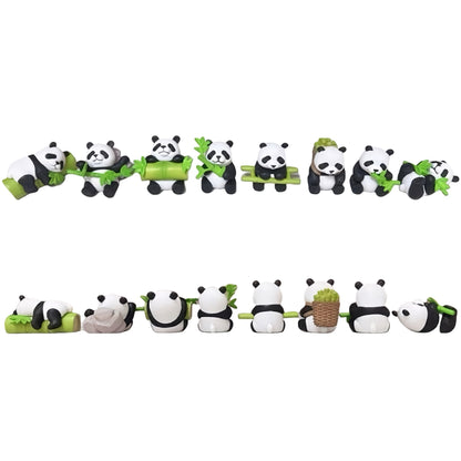 Joyful Panda Ornament – Cute Animal Figurine for Room or Office