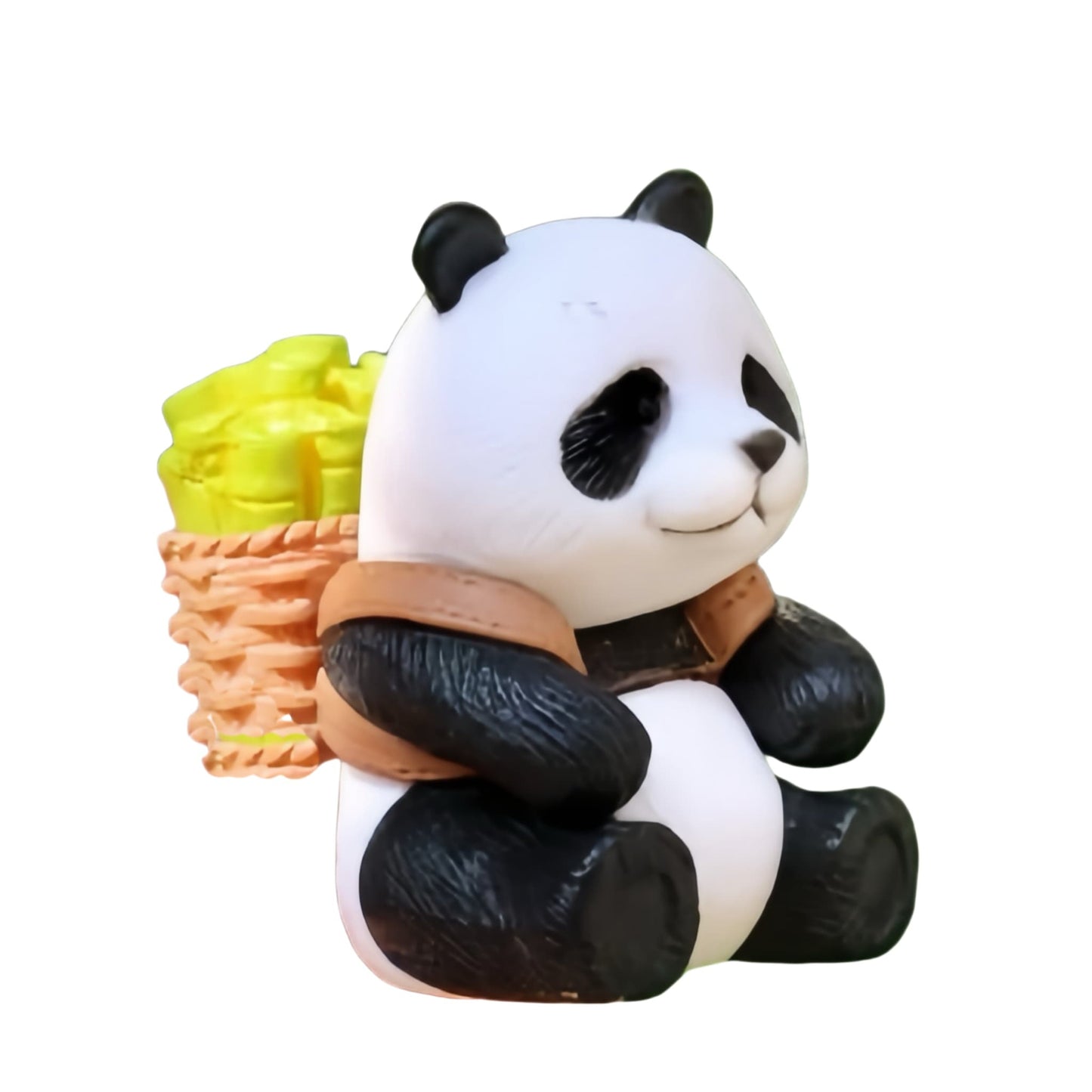 Joyful Panda Ornament – Cute Animal Figurine for Room or Office