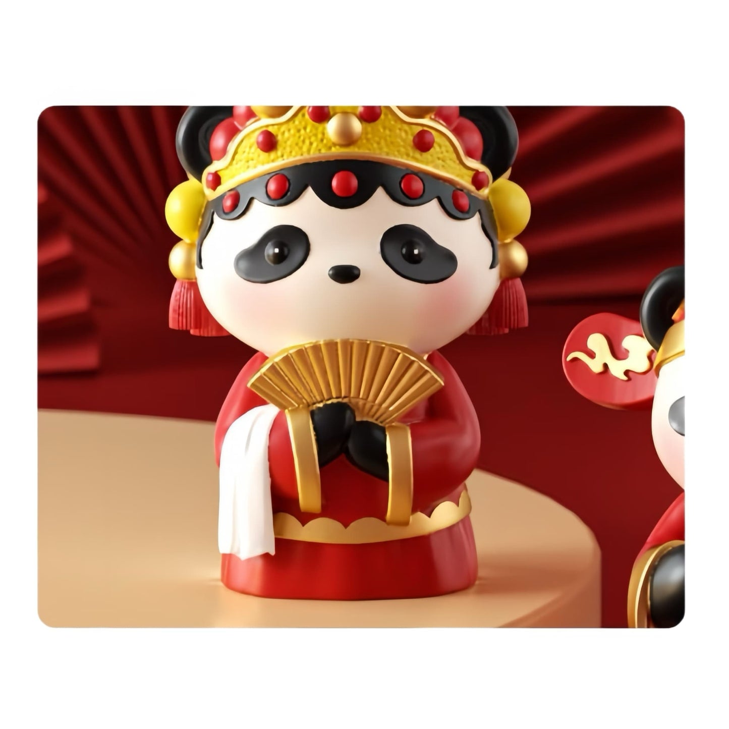 パンダのウェディングフィギュア – 結婚祝いの贈り物に愛と幸運のシンボル