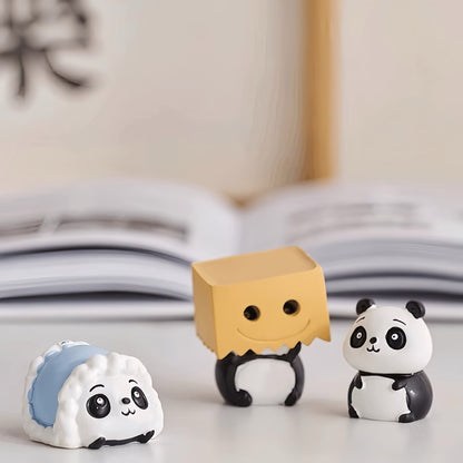Adorno de resina con temática de panda: una decoración encantadora para cualquier espacio