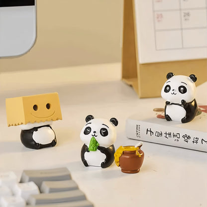 Adorno de resina con temática de panda: una decoración encantadora para cualquier espacio